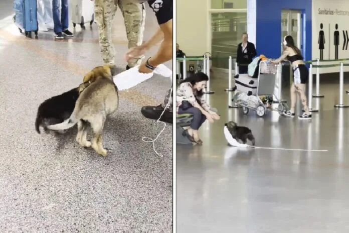 Cãezinhos que não são apenas visitantes casuais encantam passageiros e funcionários no Aeroporto de Brasília