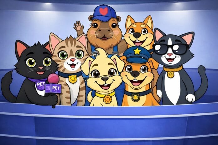 Pet On firma parceria com a Turma do Delegato para conteúdos educativos sobre proteção animal