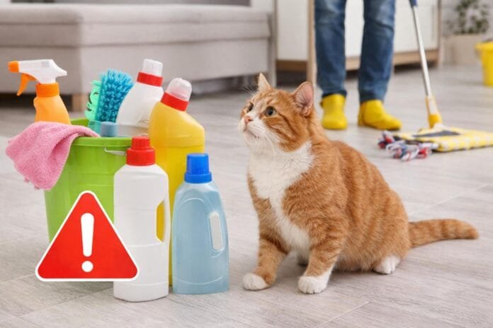 Você sabe o que pode e o que deve evitar na limpeza da casa com pets?